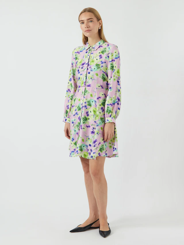 Y.A.S Hemdblusenkleid »YASKAYA LS SHIRT DRESS S. NOOS« Sommerkleid,
