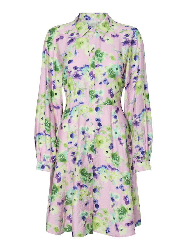 Y.A.S Hemdblusenkleid »YASKAYA LS SHIRT DRESS S. NOOS« Sommerkleid,