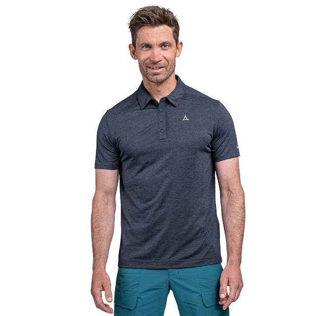 Schöffel Poloshirt »CIRC Polo Shirt Tauron M« mit kurzen Ärmeln, aus Polyester, sportliche Passform, normale Länge