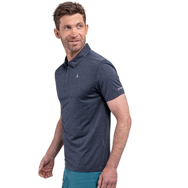 Schöffel Poloshirt »CIRC Polo Shirt Tauron M« mit kurzen Ärmeln, aus Polyester, sportliche Passform, normale Länge