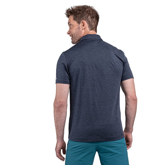 Schöffel Poloshirt »CIRC Polo Shirt Tauron M« mit kurzen Ärmeln, aus Polyester, sportliche Passform, normale Länge