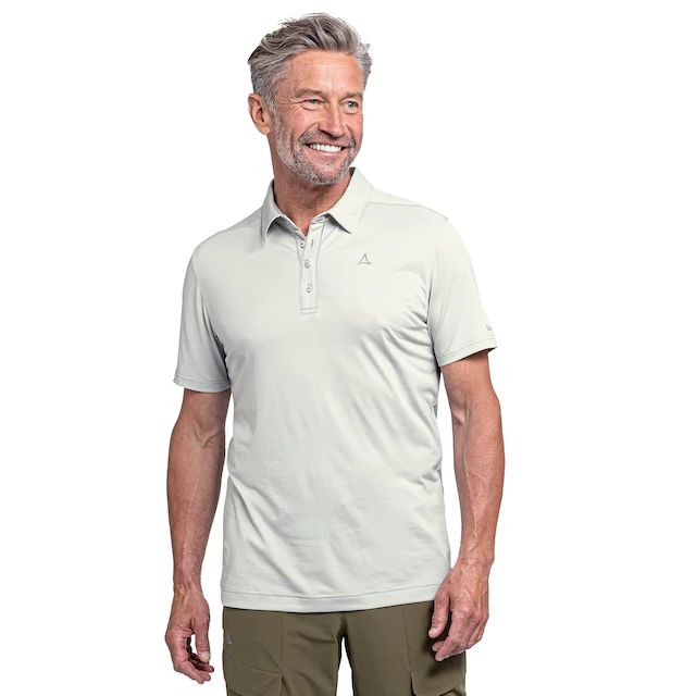 Schöffel Poloshirt »CIRC Polo Shirt Tauron M« mit kurzen Ärmeln, aus Polyester, sportliche Passform, normale Länge