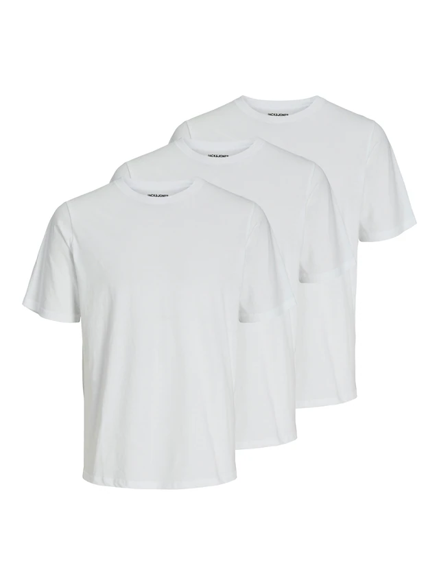 Jack & Jones Rundhalsshirt »JACUNDER TEE CREW NECK 3 PACK NOOS« Packung, 3 Stk.