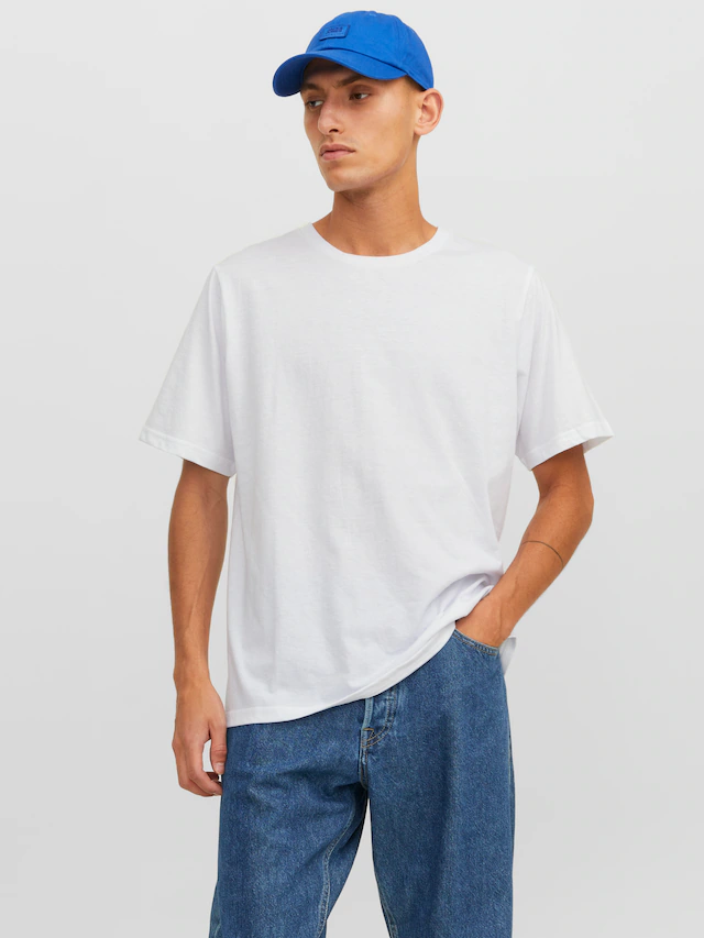 Jack & Jones Rundhalsshirt »JACUNDER TEE CREW NECK 3 PACK NOOS« Packung, 3 Stk.