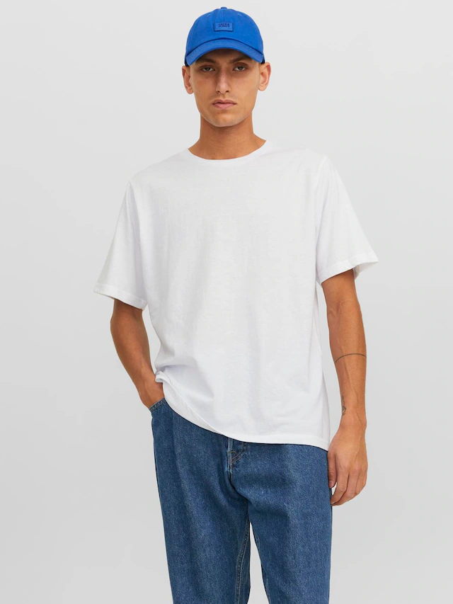 Jack & Jones Rundhalsshirt »JACUNDER TEE CREW NECK 3 PACK NOOS« Packung, 3 Stk.