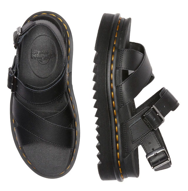 DR. MARTENS Riemchensandale »Voss« , Plateausandale, Sandalette, Sommerschuh mit Schnallenverschlüssen