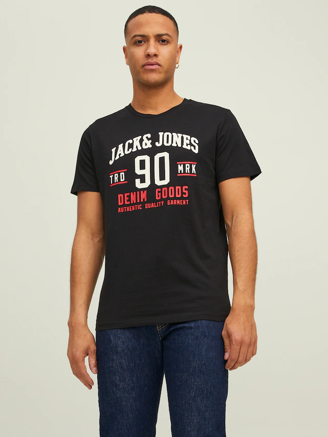 Jack & Jones Rundhalsshirt »JJETHAN TEE SS CREW NECK 3PK MP NOOS« Packung, 3er-Pack, 3