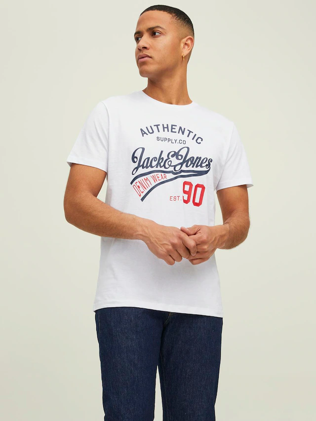 Jack & Jones Rundhalsshirt »JJETHAN TEE SS CREW NECK 3PK MP NOOS« Packung, 3er-Pack, 3