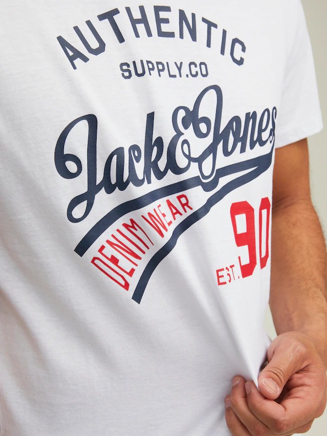 Jack & Jones Rundhalsshirt »JJETHAN TEE SS CREW NECK 3PK MP NOOS« Packung, 3er-Pack, 3