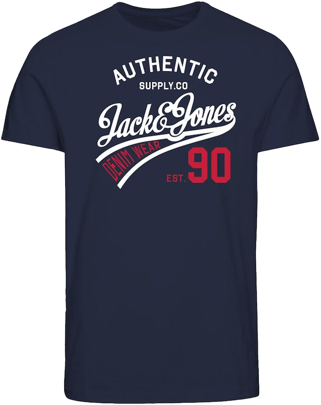 Jack & Jones Rundhalsshirt »JJETHAN TEE SS CREW NECK 3PK MP NOOS« Packung, 3er-Pack, 3