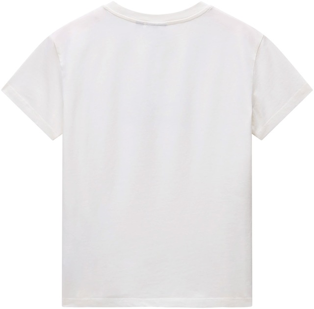 Napapijri Kurzarmshirt »S-BOX LOGO SS W 1 A69 LANGOUSTINO A69« mit Rundhalsausschnitt, aus Baumwolle in Single Jersey, Regular Fit