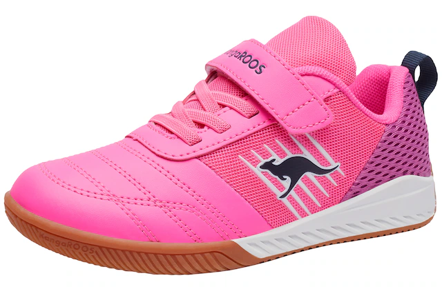 KangaROOS Hallenschuh »K5-SUPER COURT EV« Indoor Sportschuhe für Kinder und Jugendliche, mit Klettverschluss