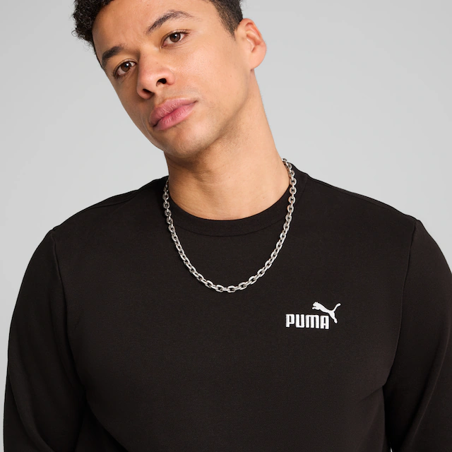 PUMA Langarmshirt »ESS SMALL NO 1 LOGO CREW FL« Regular Fit, Langarm, Rundhalsausschnitt