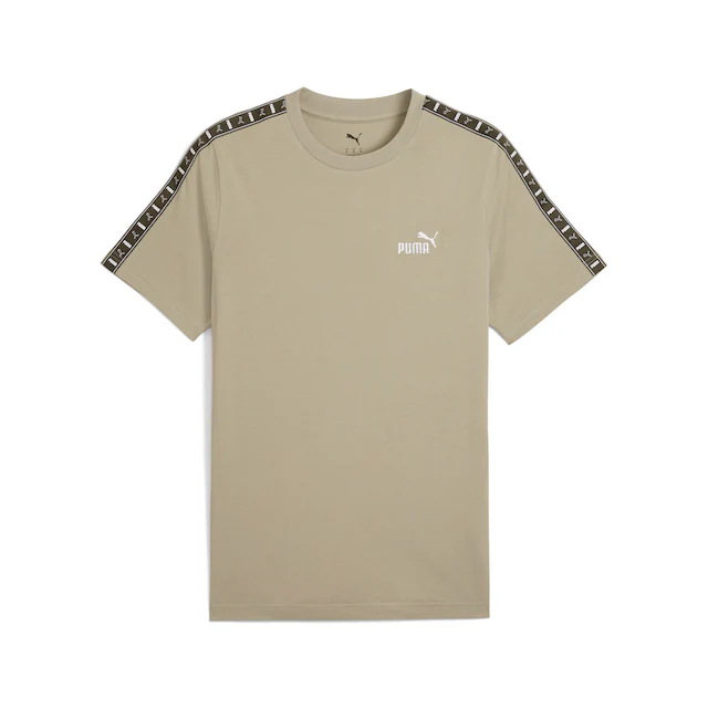 PUMA T-Shirt »ESS TAPE TEE« sportlicher Stil, Kurzarm, aus Baumwolle