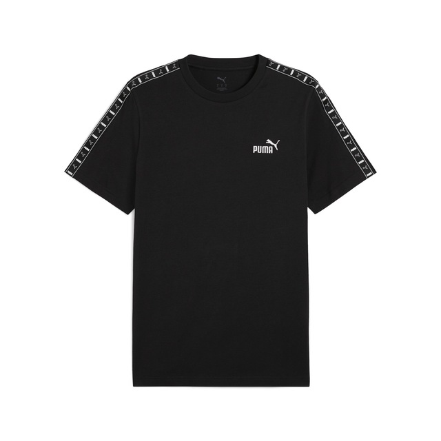 PUMA T-Shirt »ESS TAPE TEE« sportlicher Stil, Kurzarm, aus Baumwolle