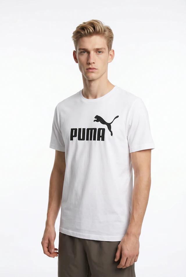PUMA T-Shirt »ESS NO 1 LOGO TEE« sportlicher Stil, Kurzarm, Rundhalsausschnitt
