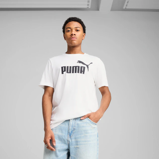 PUMA T-Shirt »ESS NO 1 LOGO TEE« sportlicher Stil, Kurzarm, Rundhalsausschnitt