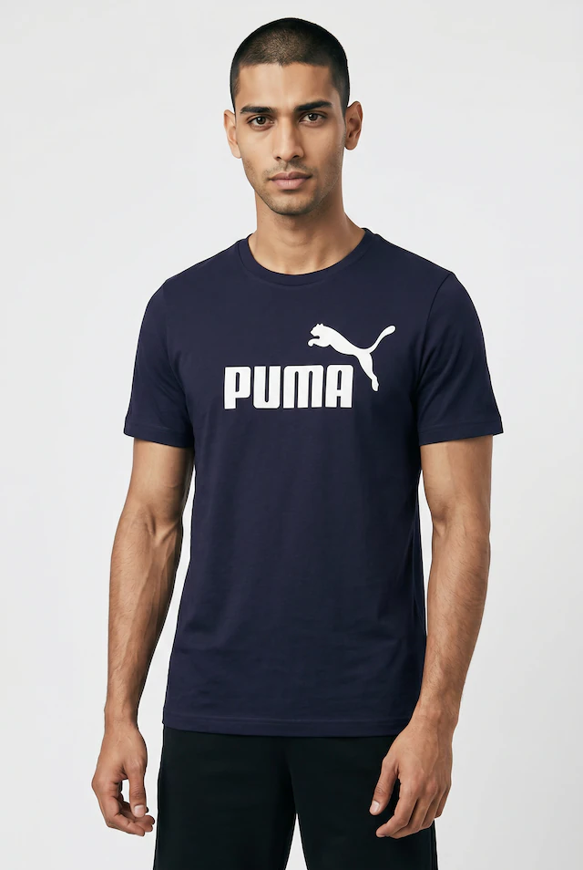 PUMA T-Shirt »ESS NO 1 LOGO TEE« sportlicher Stil, Kurzarm, Rundhalsausschnitt