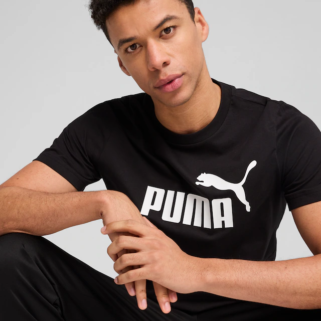 PUMA T-Shirt »ESS NO 1 LOGO TEE« sportlicher Stil, Kurzarm, Rundhalsausschnitt