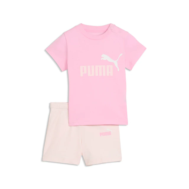 PUMA T-Shirt & Shorts »MINICATS ESS TEE AND SHORTS SET INF« 2 tlg. zweiteiliges Set, für Kinder, mit Rundhalsausschnitt, Regular Fit