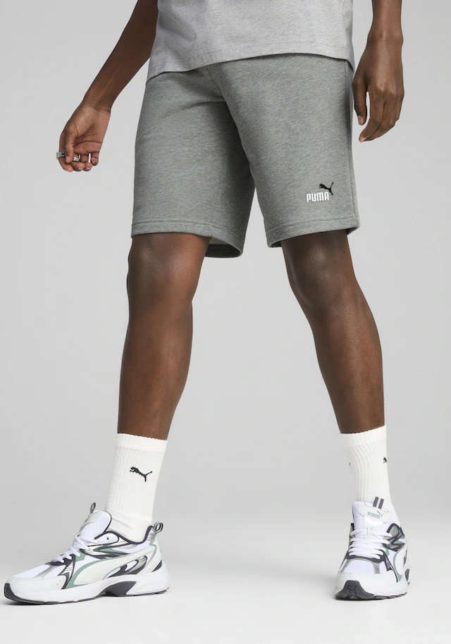 PUMA Trainingsshorts »ESS 2 COLOR NO 1 LOGO SHORTS 10 TR« mit Eingrifftaschen, elastischer Bund mit Kordelzug, Regular Fit