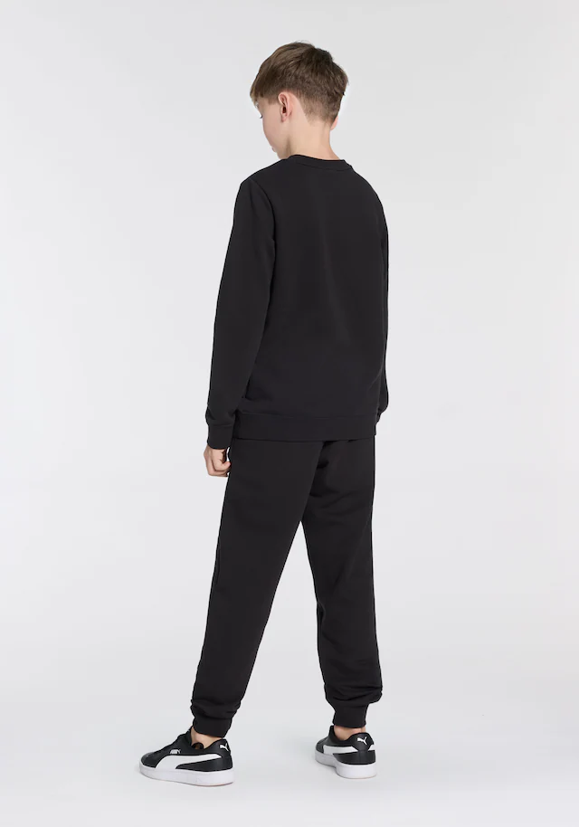 PUMA Trainingsanzug »ESS NO.1 LOGO CREW SWEAT SUIT TR B« 2 Stk. für Jugendliche, mit Rundhalsausschnitt, mit gerippten Bündchen