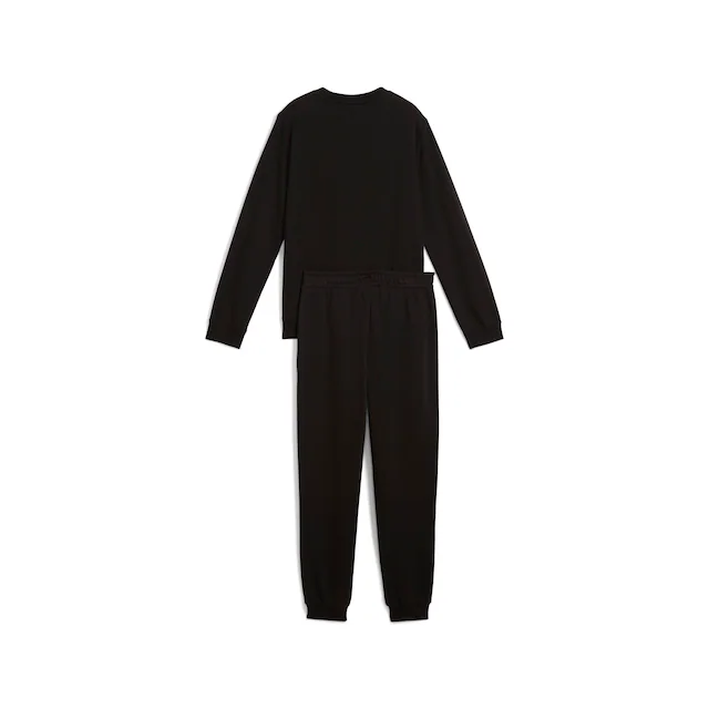 PUMA Trainingsanzug »ESS NO.1 LOGO CREW SWEAT SUIT TR B« 2 Stk. für Jugendliche, mit Rundhalsausschnitt, mit gerippten Bündchen