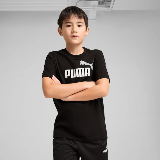 PUMA T-Shirt »ESS 2 COLOR NO1 LOGO TEE B« mit Rundhalsausschnitt, Kurzarm, ohne Kapuze