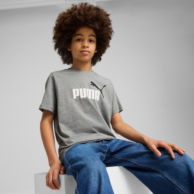 PUMA T-Shirt »ESS 2 COLOR NO1 LOGO TEE B« mit Rundhalsausschnitt, Kurzarm, ohne Kapuze