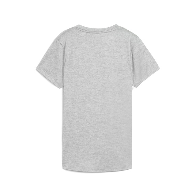 PUMA Trainingsshirt »W TAD ESSENTIAL HEATHER TEE« mit kleinem Logo auf der Brust, Kurzarm, in normaler Länge
