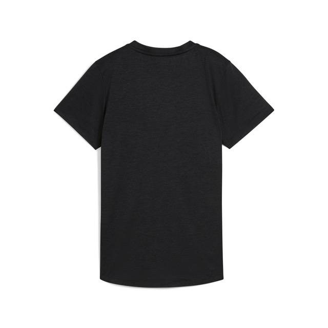 PUMA Trainingsshirt »W TAD ESSENTIAL HEATHER TEE« mit kleinem Logo auf der Brust, Kurzarm, in normaler Länge