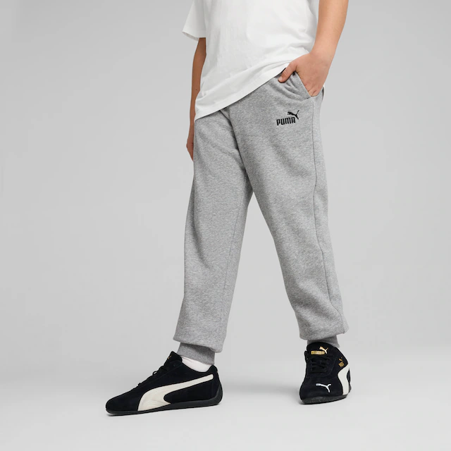 PUMA Trainingshose »ESS NO. 1 LOGO SWEATPANTS FL B« Regular Fit, mit Eingrifftaschen, mit elastischem Bund