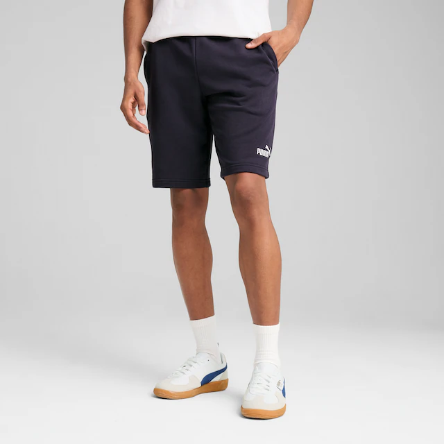 PUMA Trainingsshorts »ESS NO 1 LOGO SHORTS 10« mit Eingrifftaschen, Regular Fit