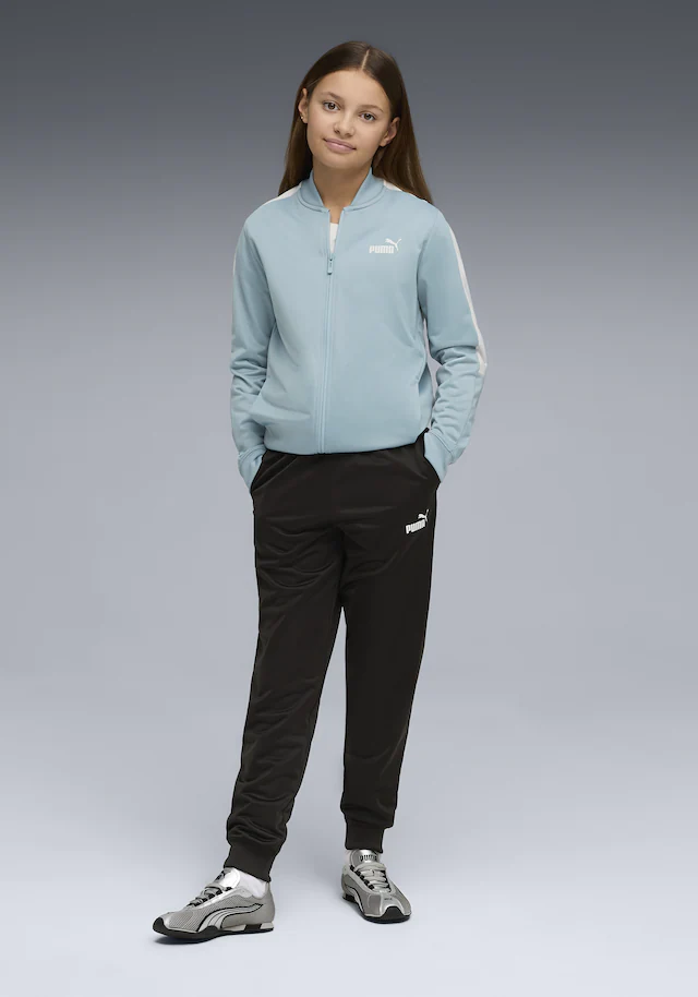PUMA Trainingsanzug »POLY BASEBALL SUIT G« 2 tlg. 2-teilig, mit Stehkragen, mit elastischem Bund