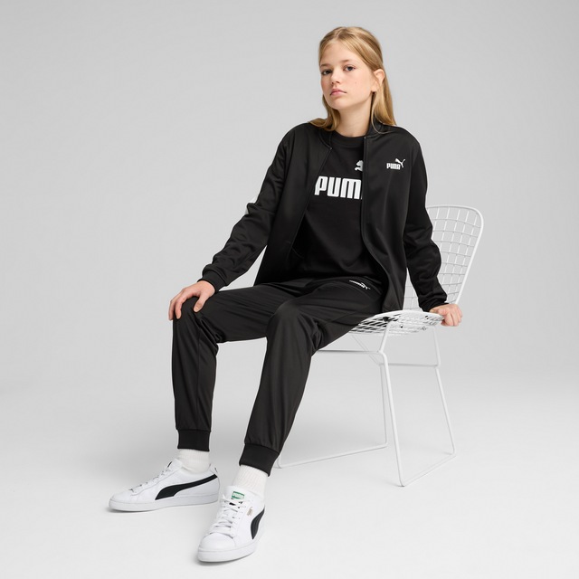 PUMA Trainingsanzug »POLY BASEBALL SUIT G« 2 tlg. 2-teilig, mit Stehkragen, mit elastischem Bund