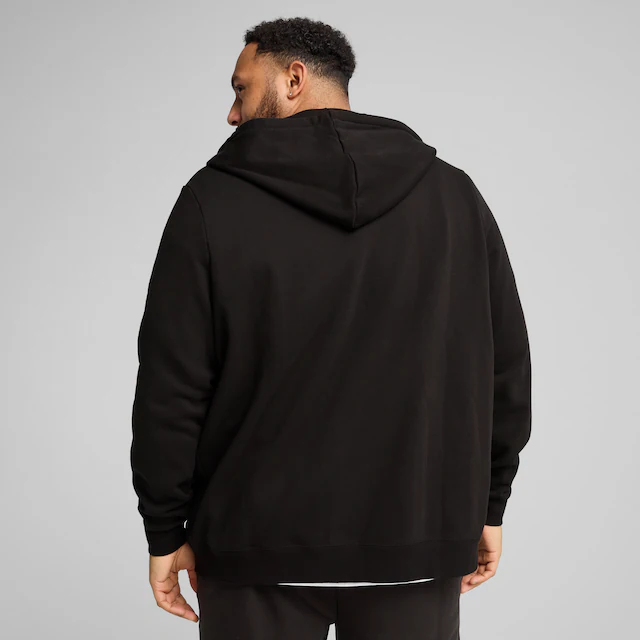 PUMA Kapuzensweatjacke »ESS NO 1 LOGO FULL-ZIP HOODIE FL« mit verstellbarer Kapuze, für Freizeit und Sport