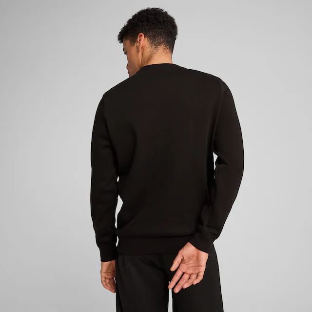 PUMA Langarmshirt »ESS NO 1 LOGO CREW FL« Langarm, reguläre Passform, Rundhalsausschnitt
