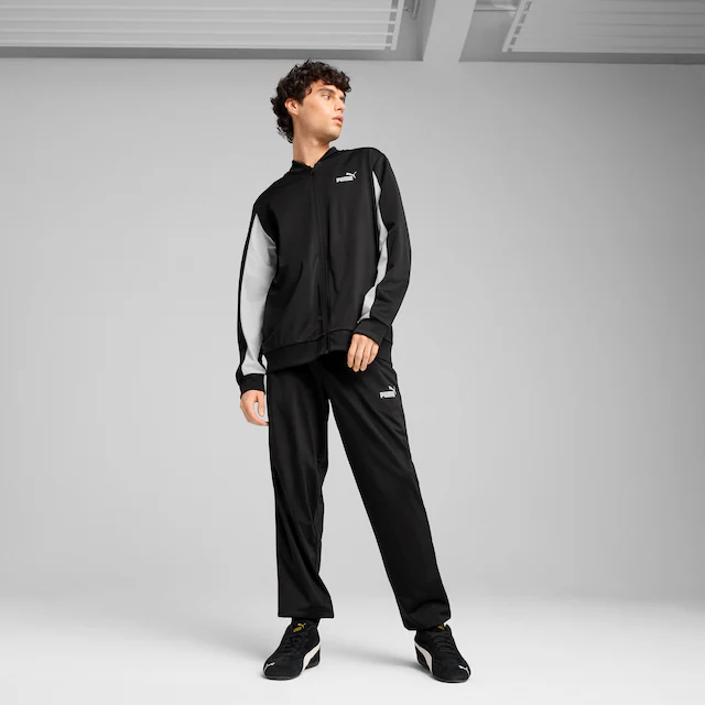 PUMA Trainingsanzug »POLY BASEBALL SUIT« 2 Stk. zweiteiliges Set, mit elastischem Bund, mit verstellbarem Kordelzug