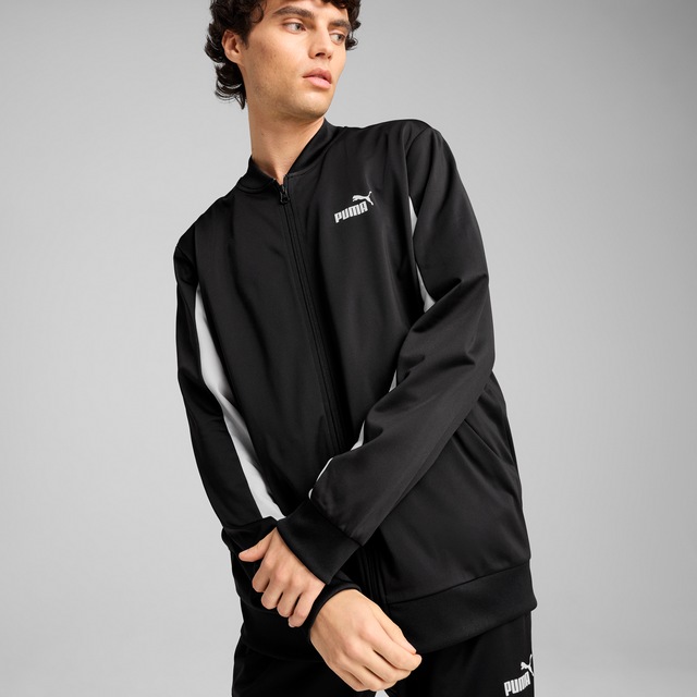 PUMA Trainingsanzug »POLY BASEBALL SUIT« 2 Stk. zweiteiliges Set, mit elastischem Bund, mit verstellbarem Kordelzug