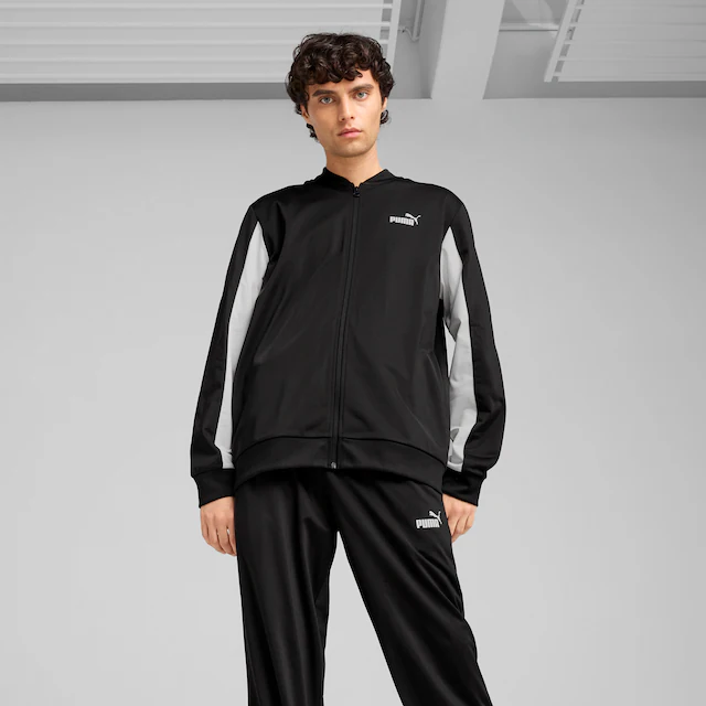 PUMA Trainingsanzug »POLY BASEBALL SUIT« 2 Stk. zweiteiliges Set, mit elastischem Bund, mit verstellbarem Kordelzug