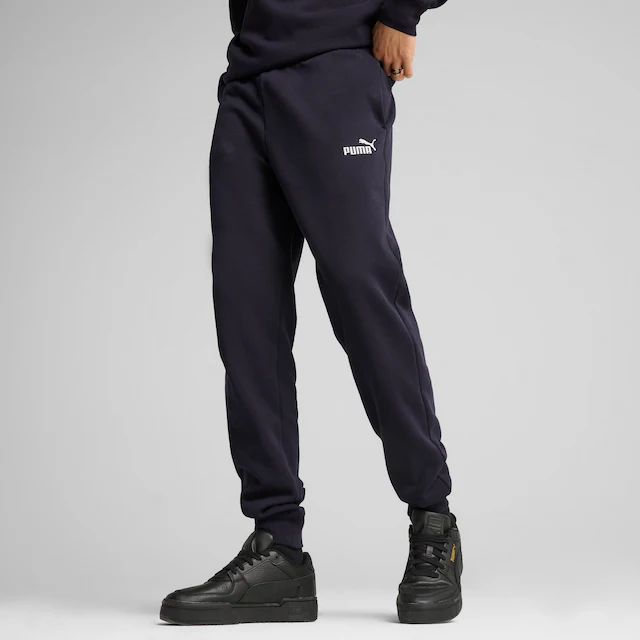 PUMA Trainingshose »ESS NO 1 LOGO SWEATPANTS FL CL« mit Eingrifftaschen, elastischer Bund mit Kordelzug