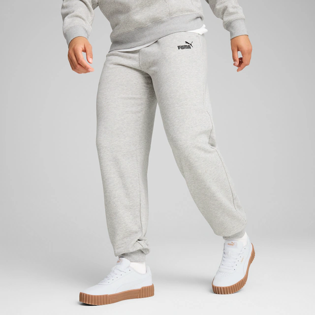 PUMA Trainingshose »ESS SMALL NO 1 LOGO STANDARD HIGH-WAIST SWEATPANTS TR CL« aus French Terry, mit Eingrifftasche, sportliche Silhouette