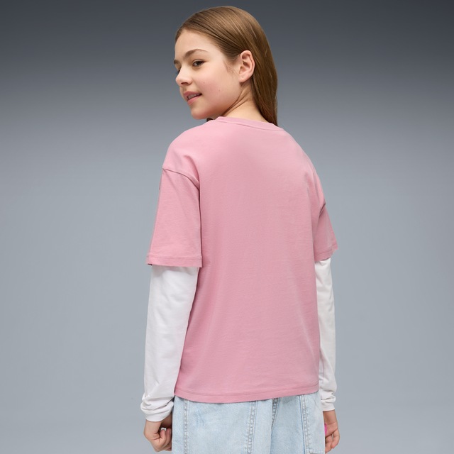 PUMA T-Shirt »ESS BOXY TEE G« kastenförmiges Shirt, Kurzarm, modern