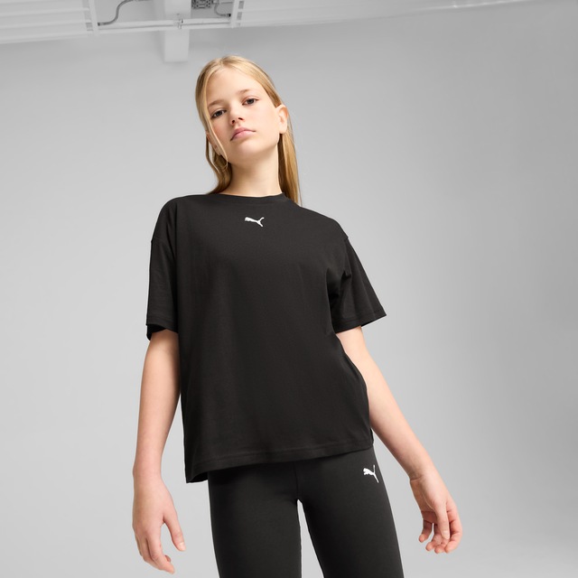 PUMA T-Shirt »ESS BOXY TEE G« kastenförmiges Shirt, Kurzarm, modern