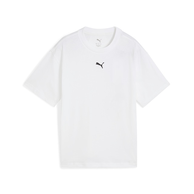 PUMA T-Shirt »ESS BOXY TEE G« kastenförmiges Shirt, Kurzarm, modern