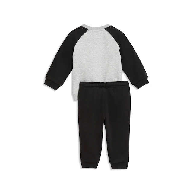 PUMA Trainingsanzug »MINICATS ESS RAGLAN CREW SET FL INF« 2 tlg. 2-teilig, mit Rundhalsausschnitt, mit innenliegendem Kordelzug