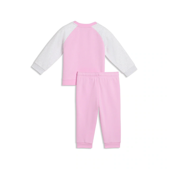 PUMA Trainingsanzug »MINICATS ESS RAGLAN CREW SET FL INF« 2 tlg. 2-teilig, mit Rundhalsausschnitt, mit innenliegendem Kordelzug