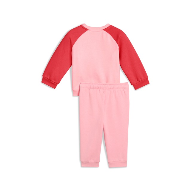 PUMA Trainingsanzug »MINICATS ESS RAGLAN CREW SET FL INF« 2 tlg. 2-teilig, mit Rundhalsausschnitt, mit innenliegendem Kordelzug