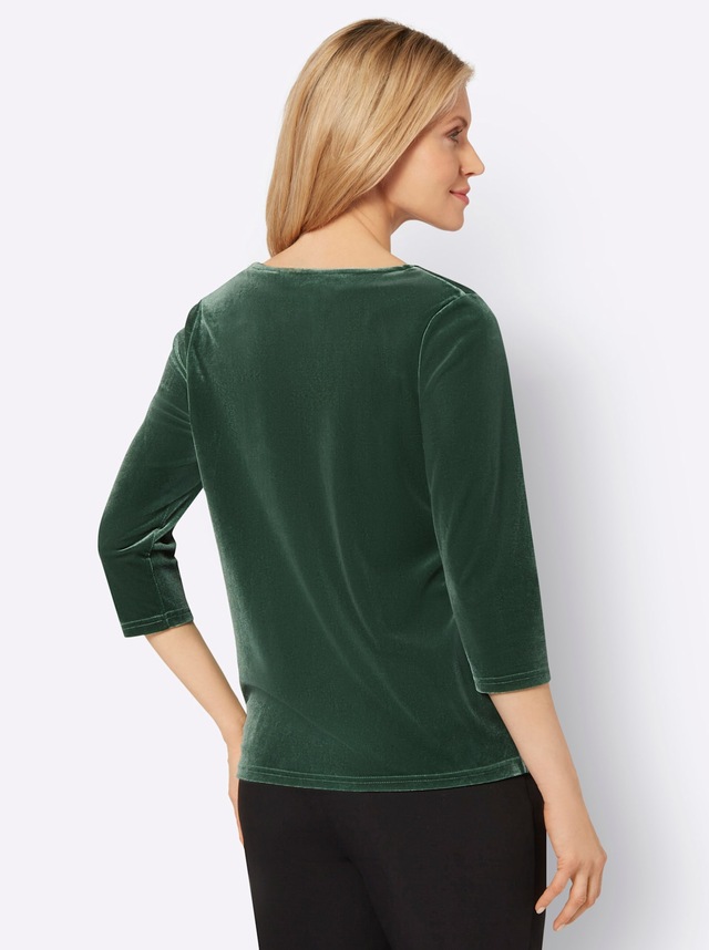 Classic Basics 3/4-Arm-Shirt »Samtshirt« 1 Stk.