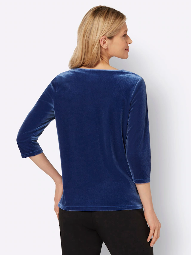 Classic Basics 3/4-Arm-Shirt »Samtshirt« 1 Stk.